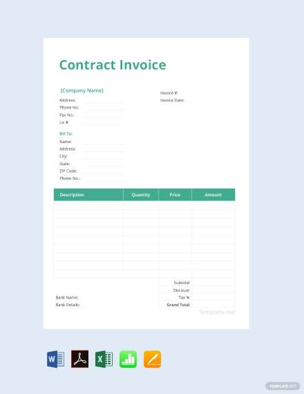 free invoice form for mac